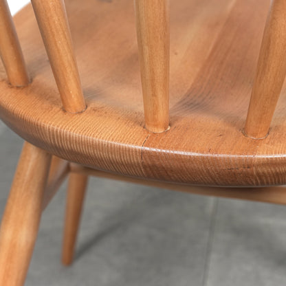 【ERCOL】ヴィンテージ ファンバックチェア(メープル)