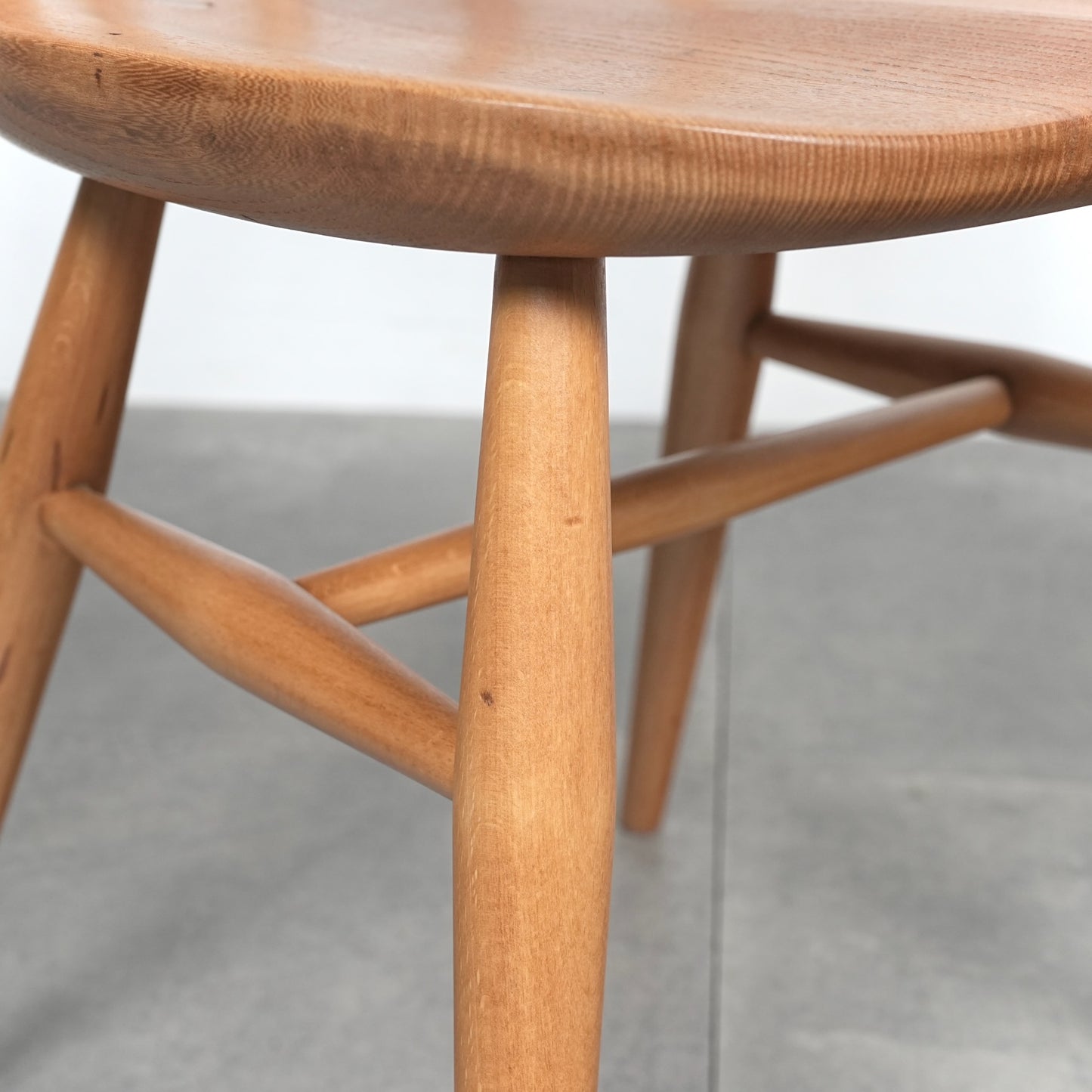 【ERCOL】ヴィンテージ ファンバックチェア(メープル)