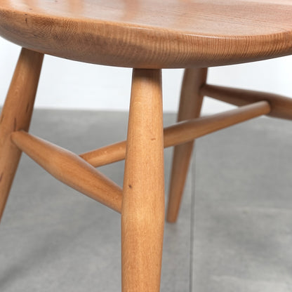 【ERCOL】ヴィンテージ ファンバックチェア(メープル)