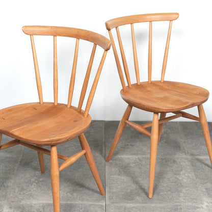 【ERCOL】ヴィンテージ ファンバックチェア(メープル)