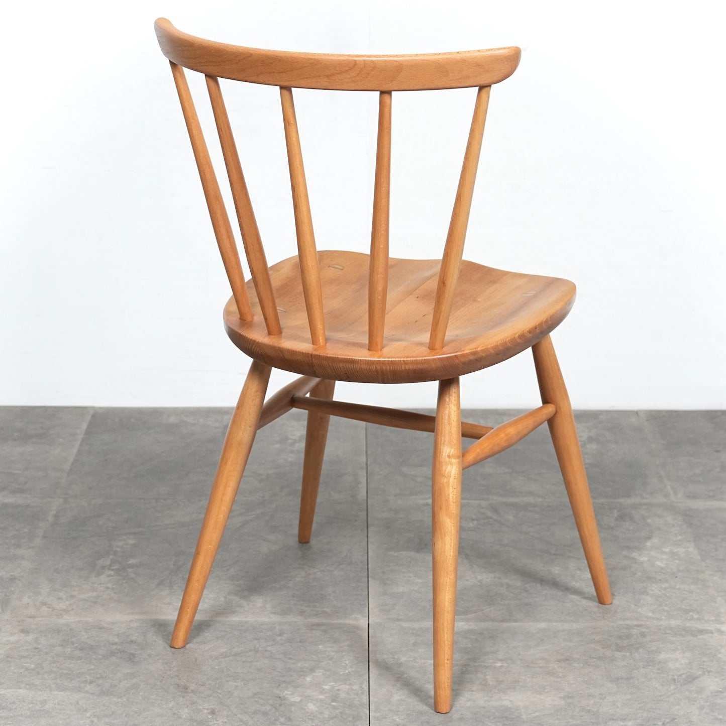 【ERCOL】ヴィンテージ ファンバックチェア(メープル)