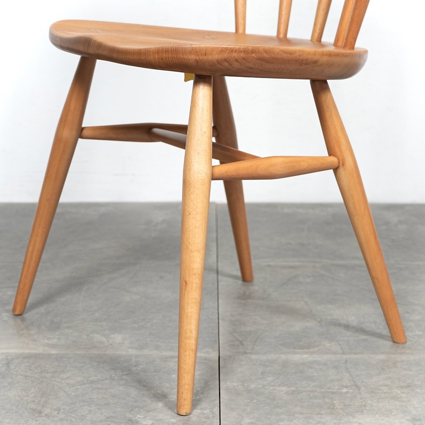 【ERCOL】ヴィンテージ ファンバックチェア(メープル)