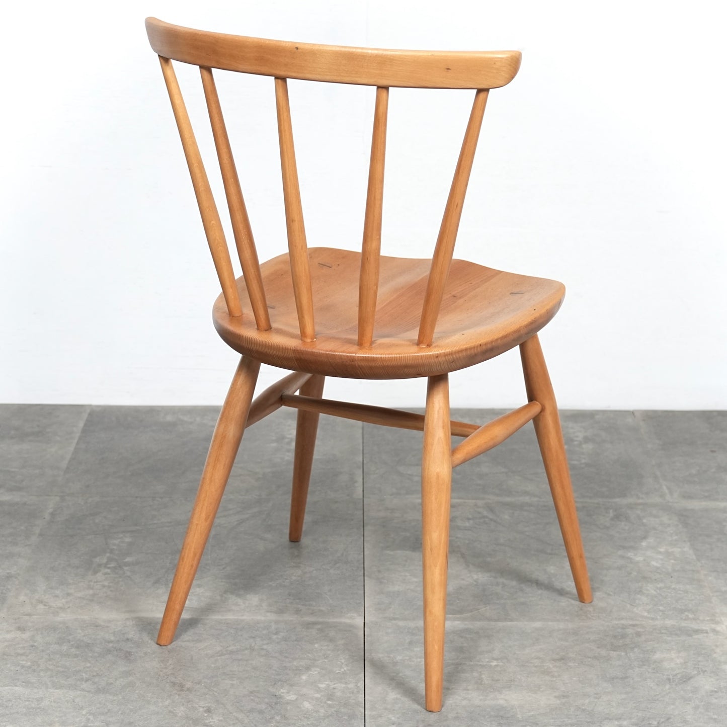 【ERCOL】ヴィンテージ ファンバックチェア(メープル)