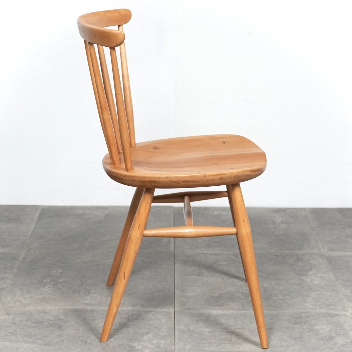 【ERCOL】ヴィンテージ ファンバックチェア(メープル)