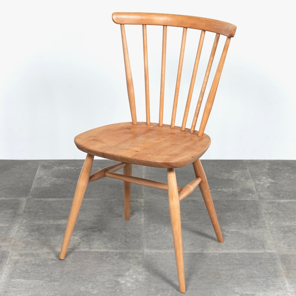 【ERCOL】ヴィンテージ ファンバックチェア(メープル)