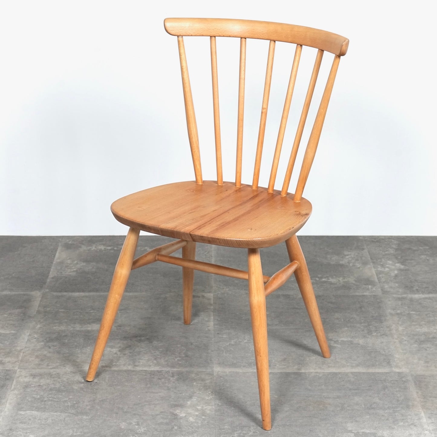 【ERCOL】ヴィンテージ ファンバックチェア(メープル)