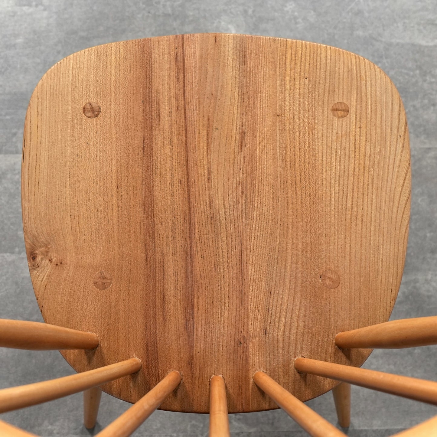 【ERCOL】ヴィンテージ ファンバックチェア(メープル)