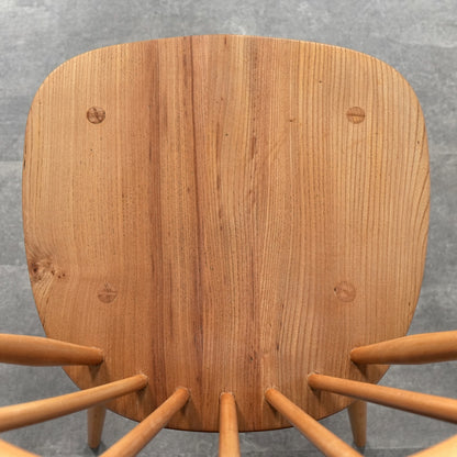 【ERCOL】ヴィンテージ ファンバックチェア(メープル)