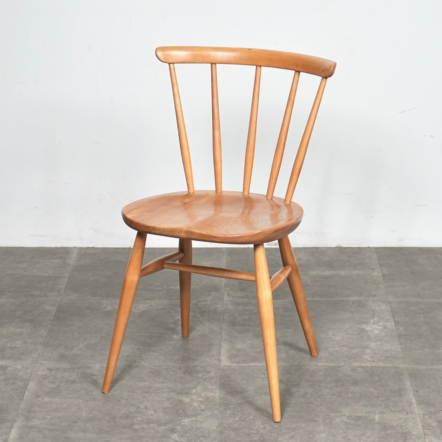 【ERCOL】ヴィンテージ ファンバックチェア(メープル)