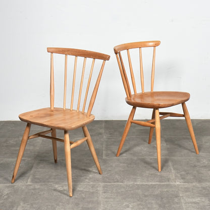 【ERCOL】ヴィンテージ ファンバックチェア(メープル)