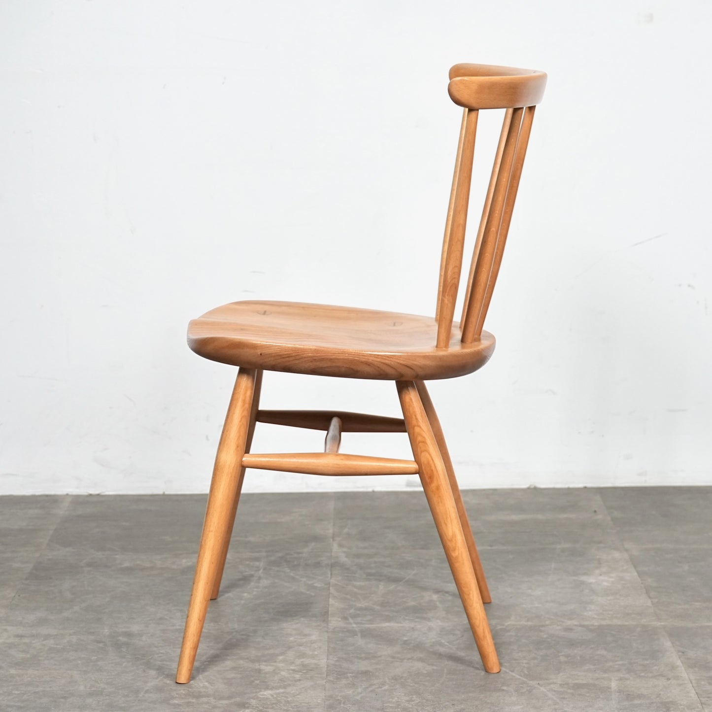 【ERCOL】ヴィンテージ ファンバックチェア(メープル)