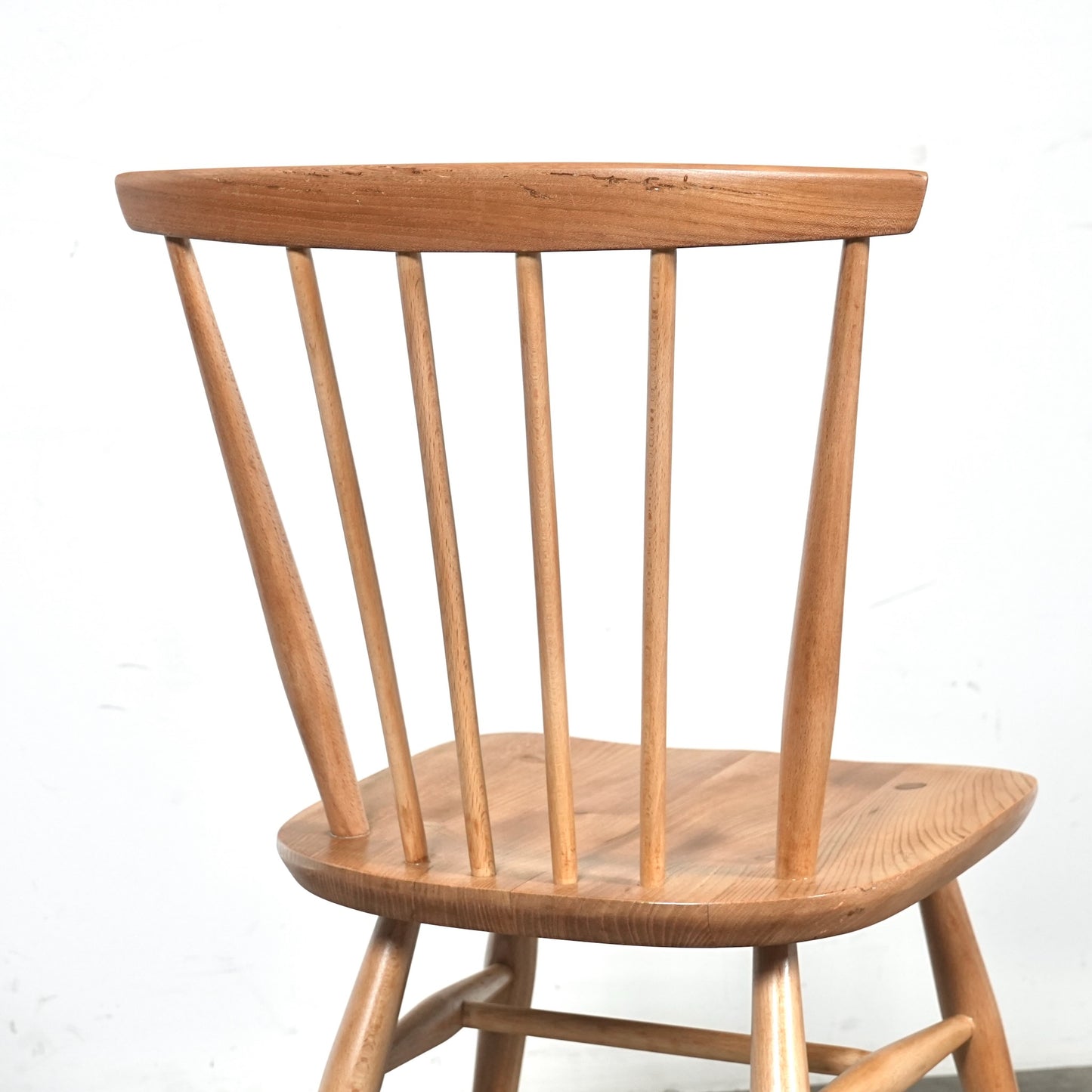 【ERCOL】ヴィンテージ ファンバックチェア(メープル)