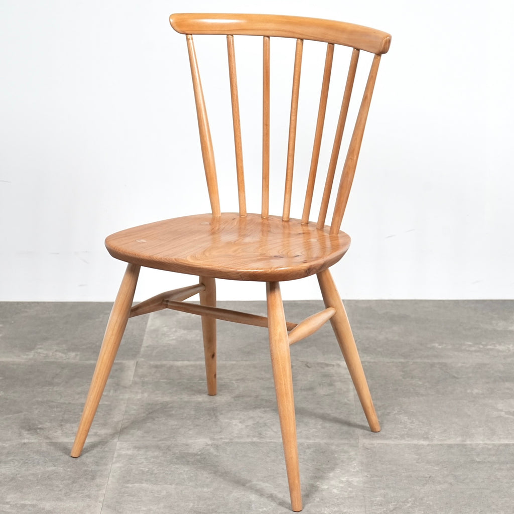 【ERCOL】ヴィンテージ ファンバックチェア(メープル)