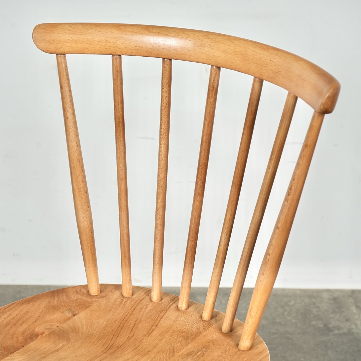 【ERCOL】ヴィンテージ ファンバックチェア(メープル)