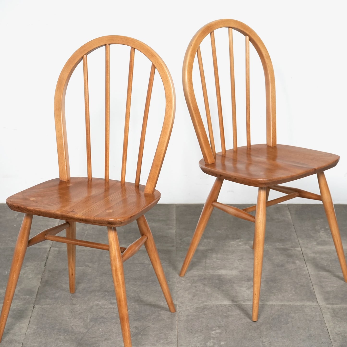 【ERCOL】ヴィンテージ フープバックチェア(メープル)