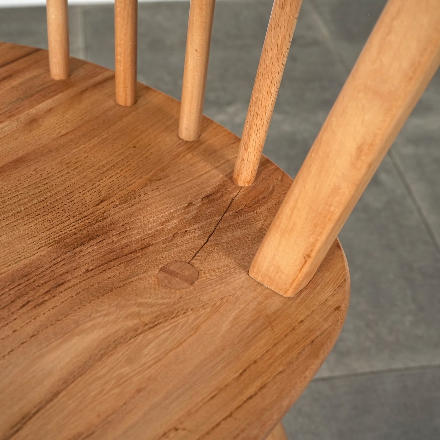 【ERCOL】ヴィンテージ フープバックチェア(メープル)