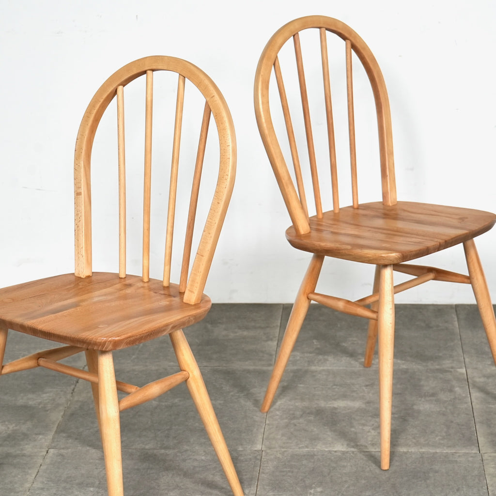 【ERCOL】ヴィンテージ フープバックチェア(メープル)