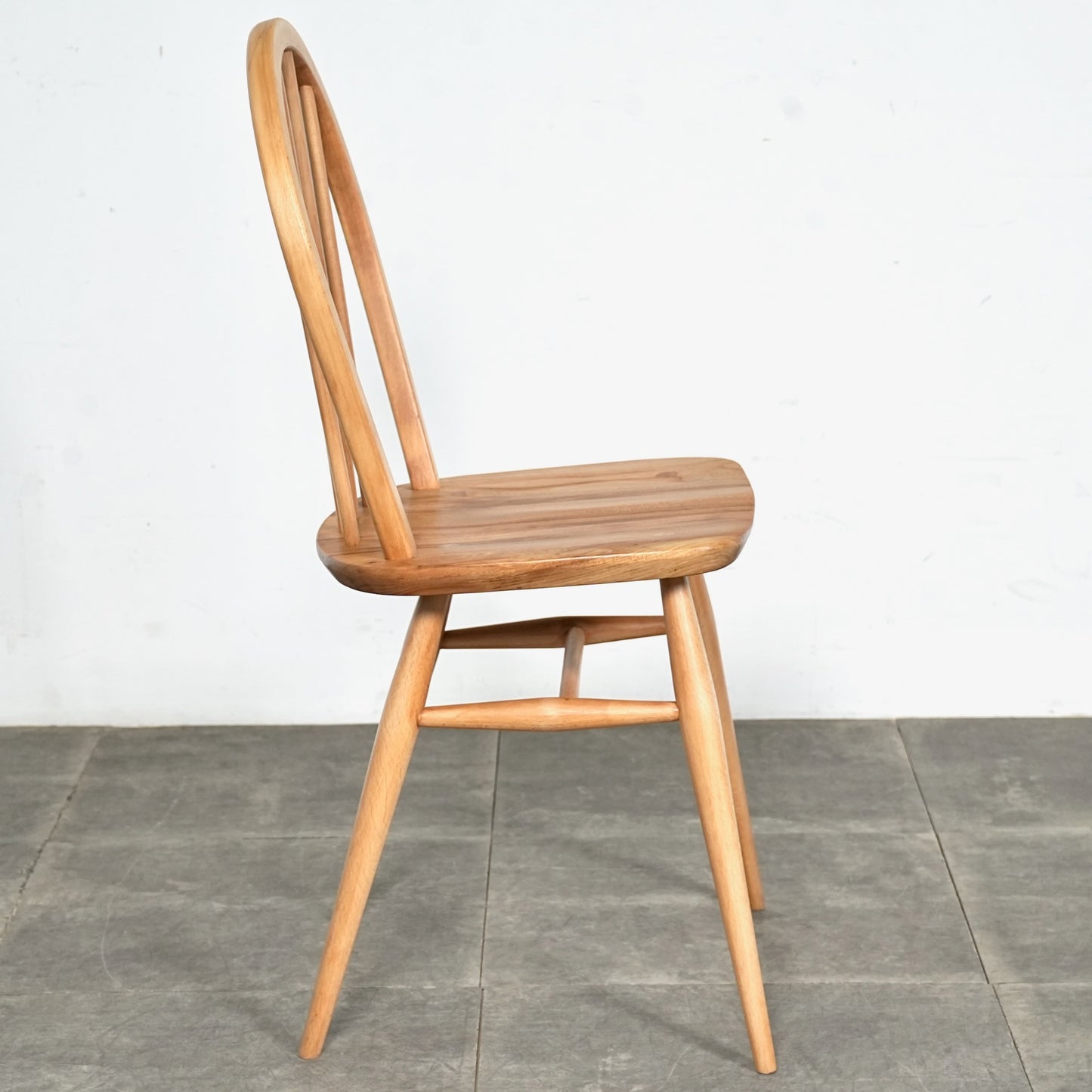 【ERCOL】ヴィンテージ フープバックチェア(メープル)