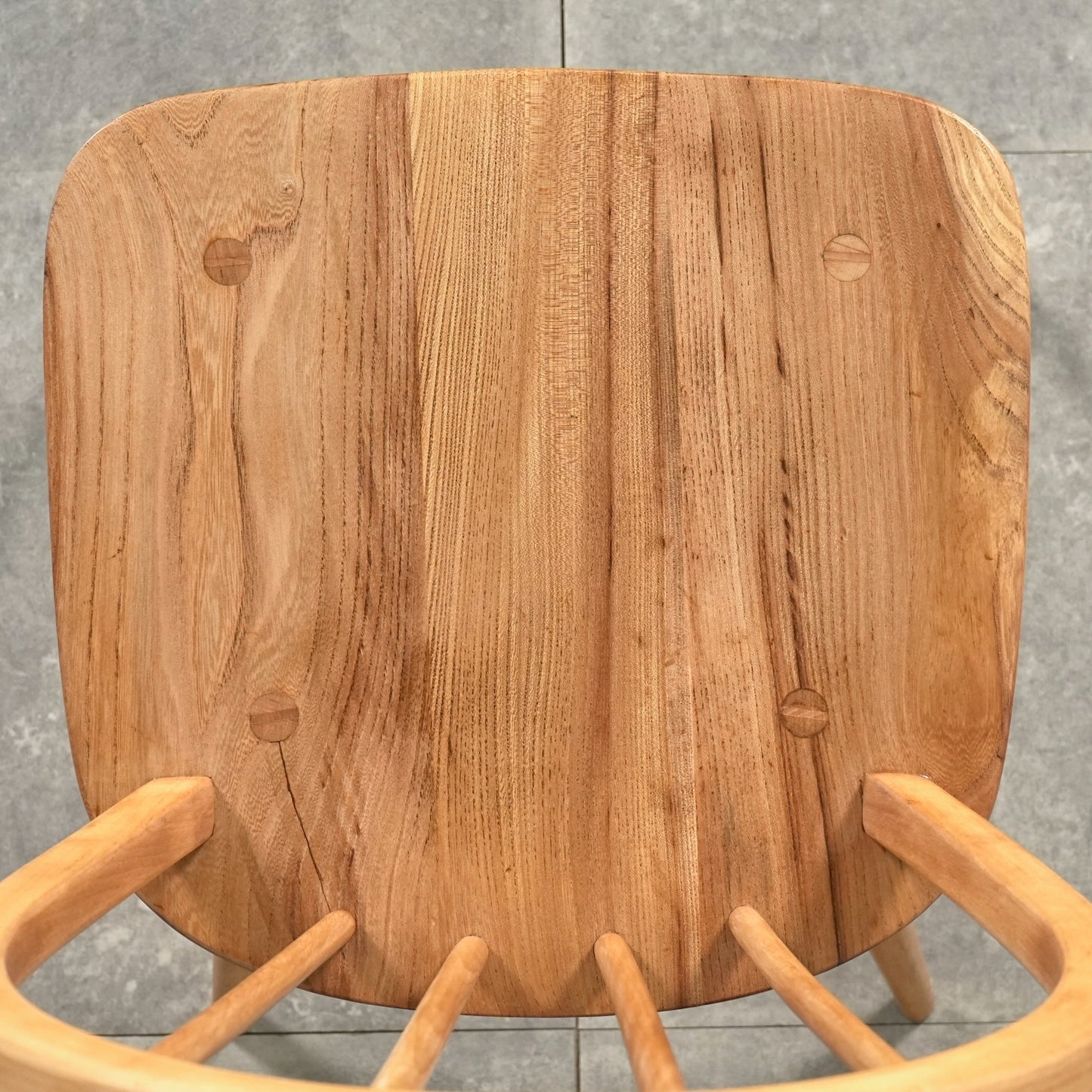 【ERCOL】ヴィンテージ フープバックチェア(メープル)