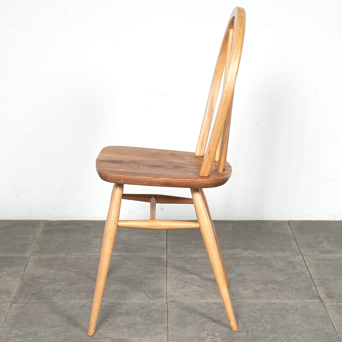 【ERCOL】ヴィンテージ フープバックチェア(メープル)