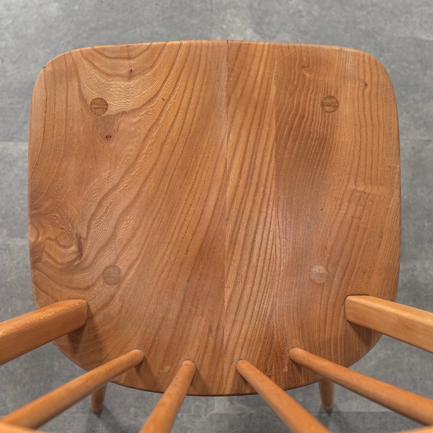 【ERCOL】ヴィンテージ フープバックチェア(メープル)