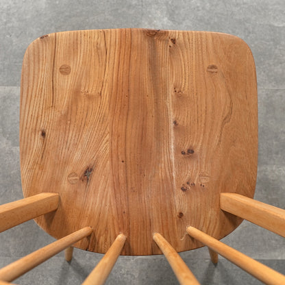 【ERCOL】ヴィンテージ フープバックチェア(メープル)