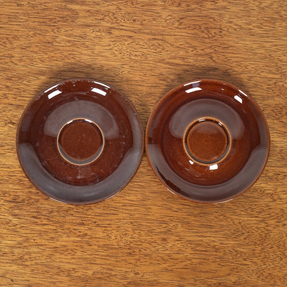 送料無料【Denby】Homestead Brown カップ&ソーサー【4客セット】