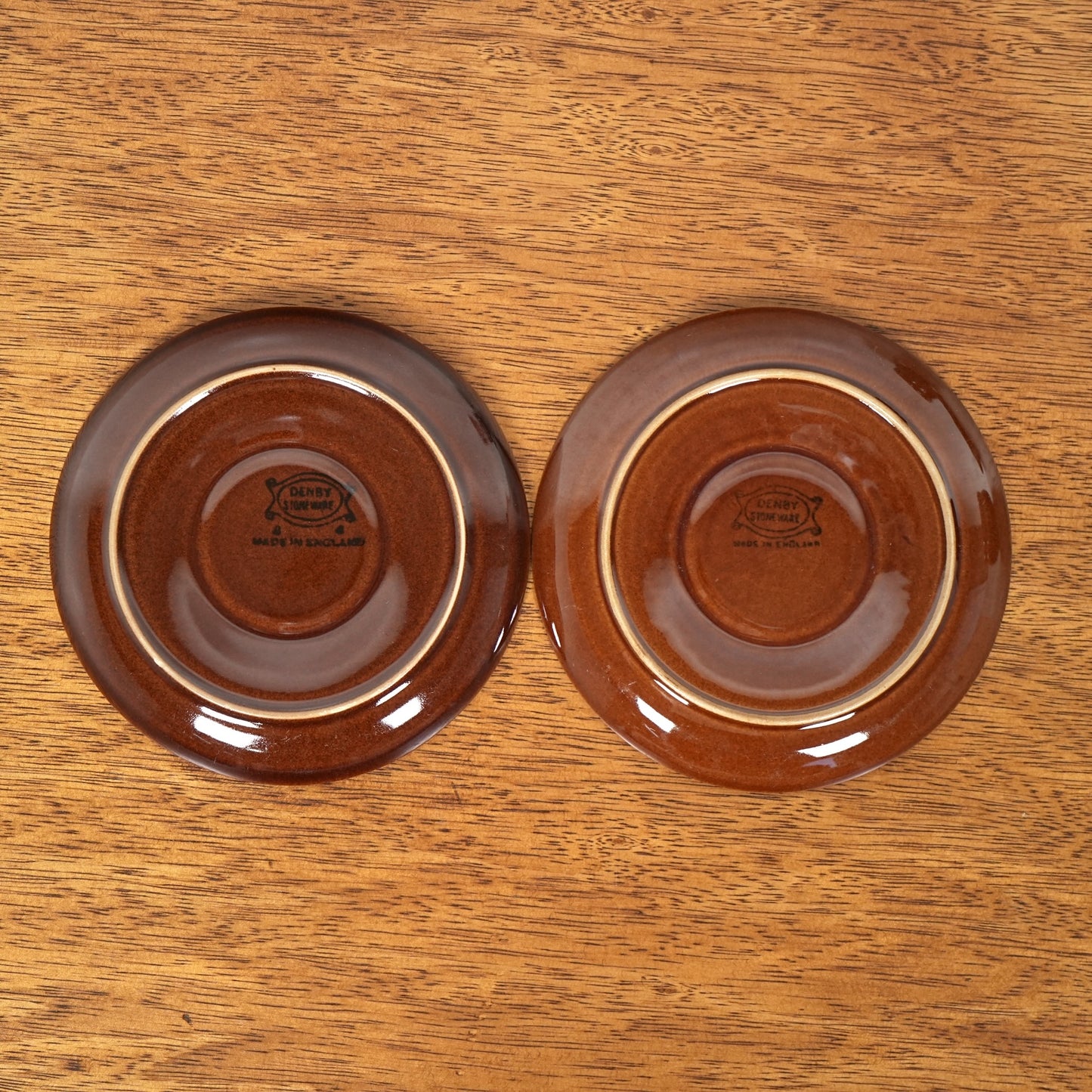 送料無料【Denby】Homestead Brown カップ&ソーサー【4客セット】