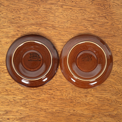 送料無料【Denby】Homestead Brown カップ&ソーサー【4客セット】