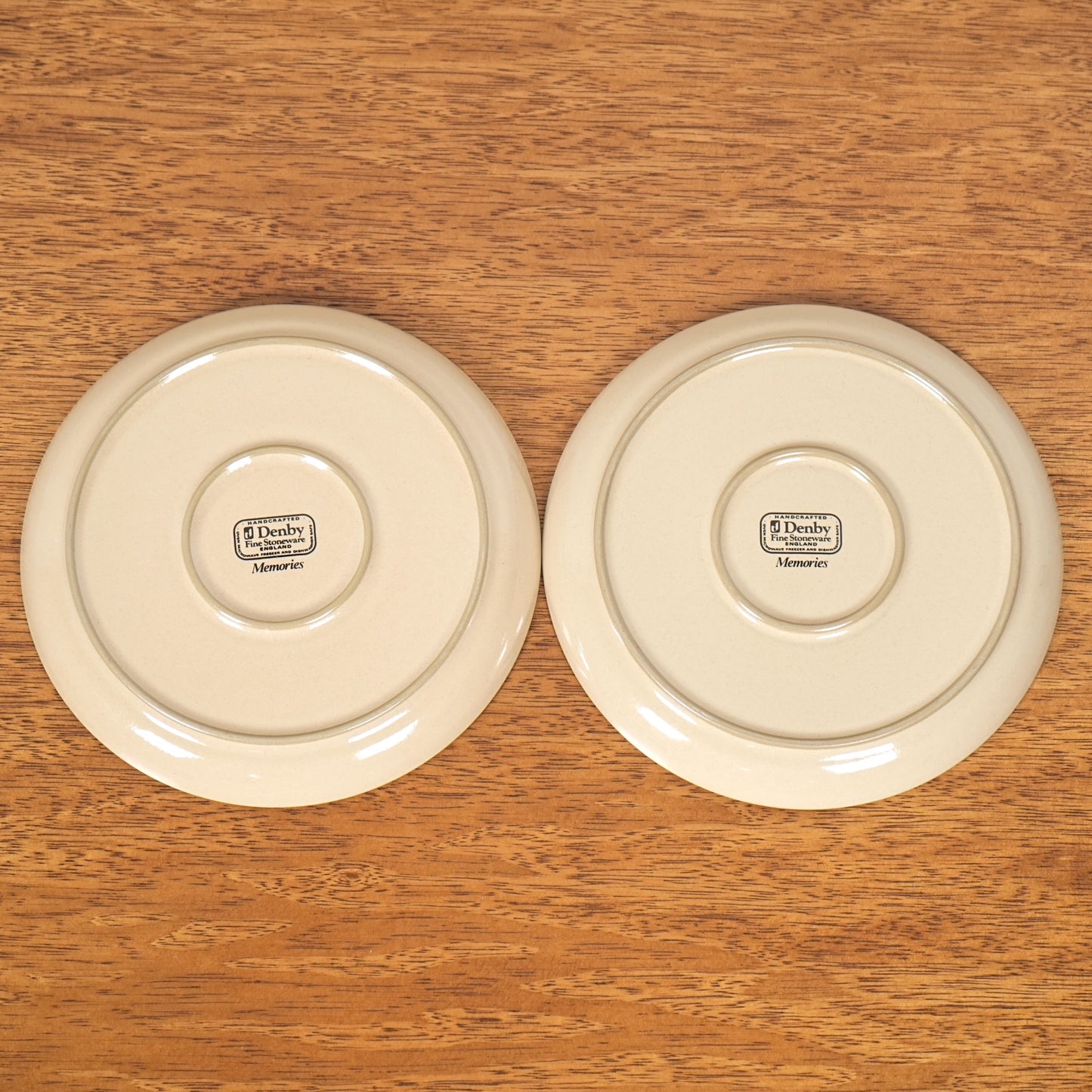 送料無料【Denby】Memories プレート(φ21cm)【4枚セット】
