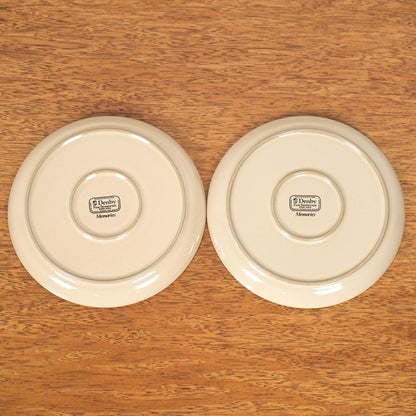 送料無料【Denby】Memories プレート(φ21cm)【4枚セット】