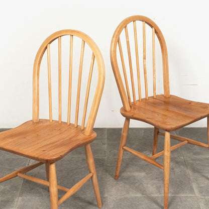 【ERCOL】ヴィンテージ フープバックチェア(メープル)