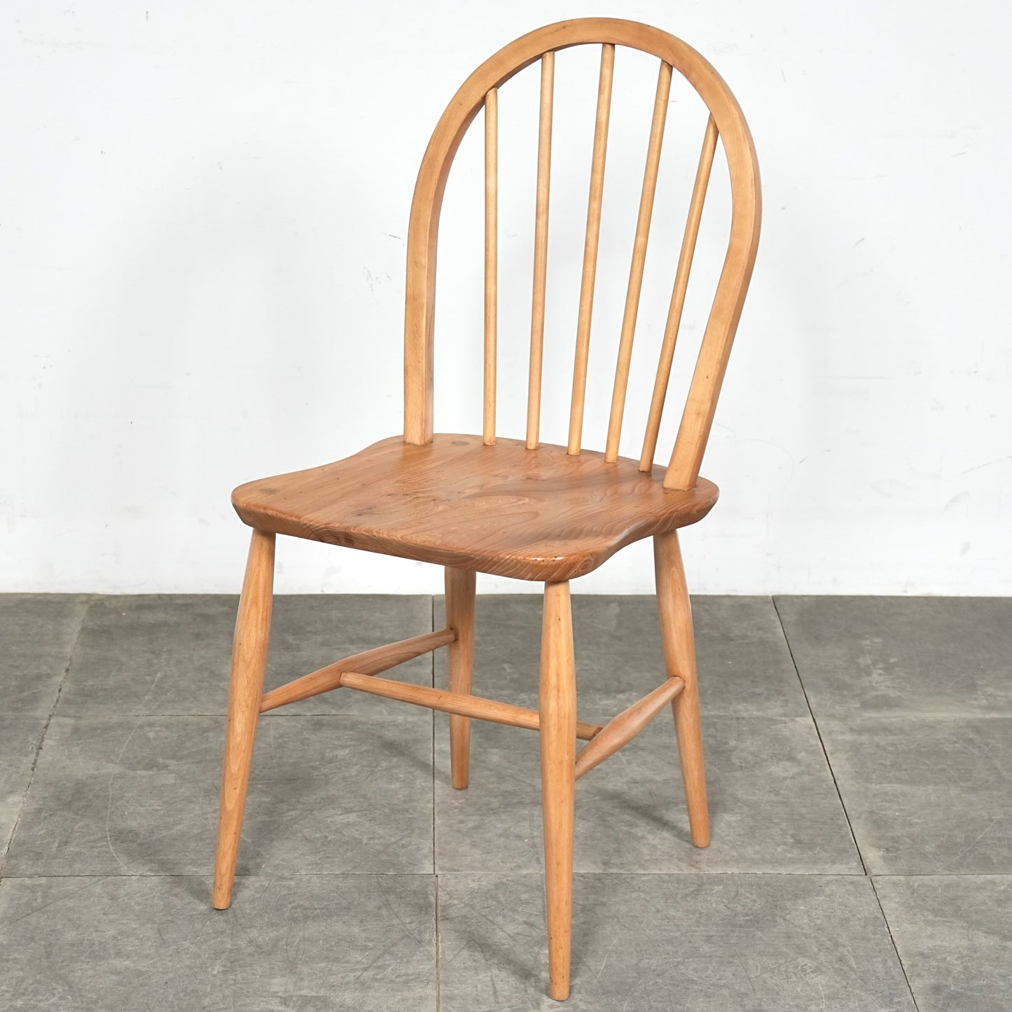 【ERCOL】ヴィンテージ フープバックチェア(メープル)