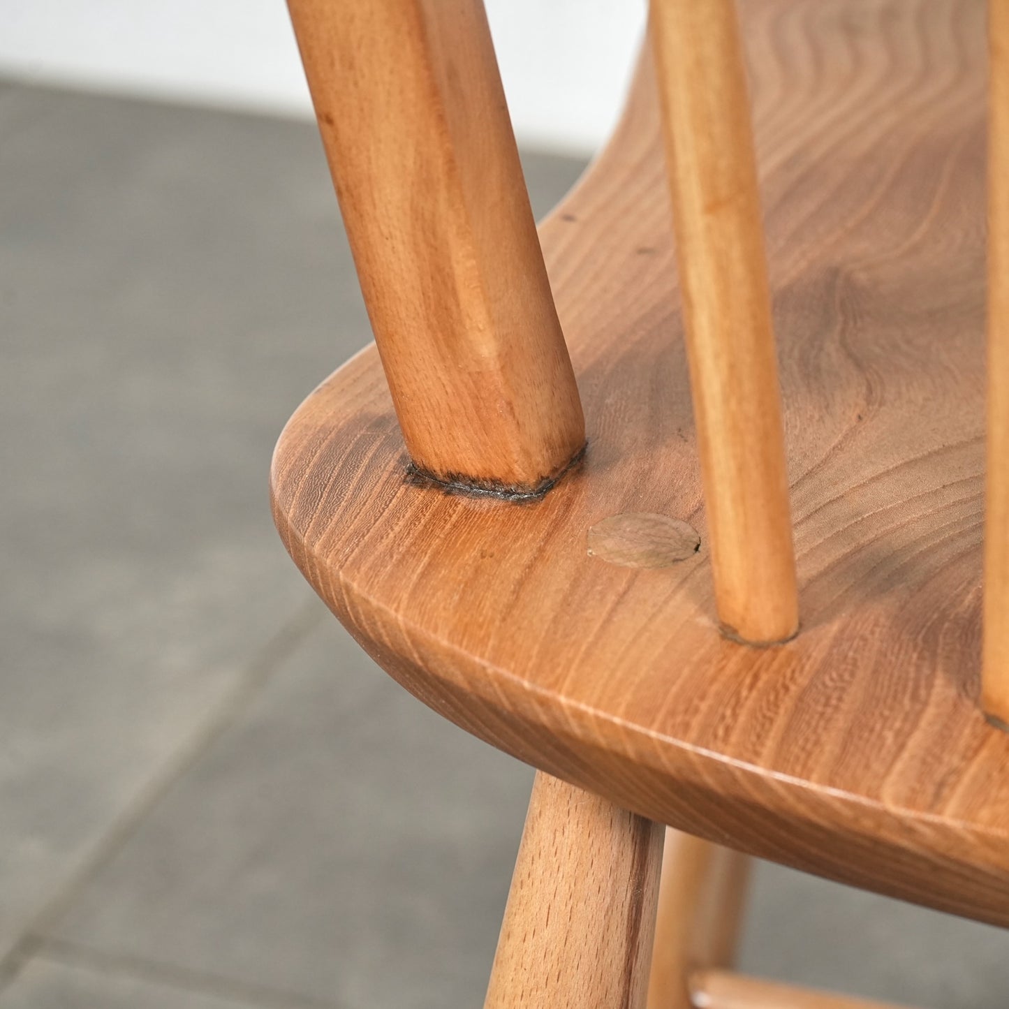 【ERCOL】ヴィンテージ フープバックチェア(メープル)