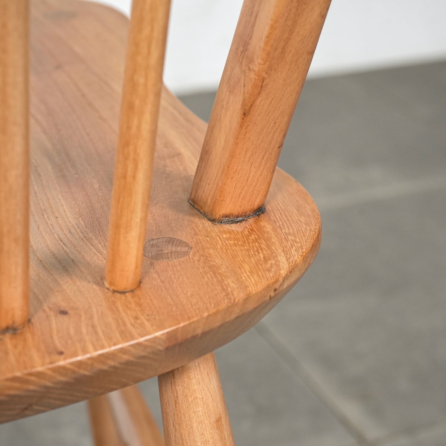 【ERCOL】ヴィンテージ フープバックチェア(メープル)