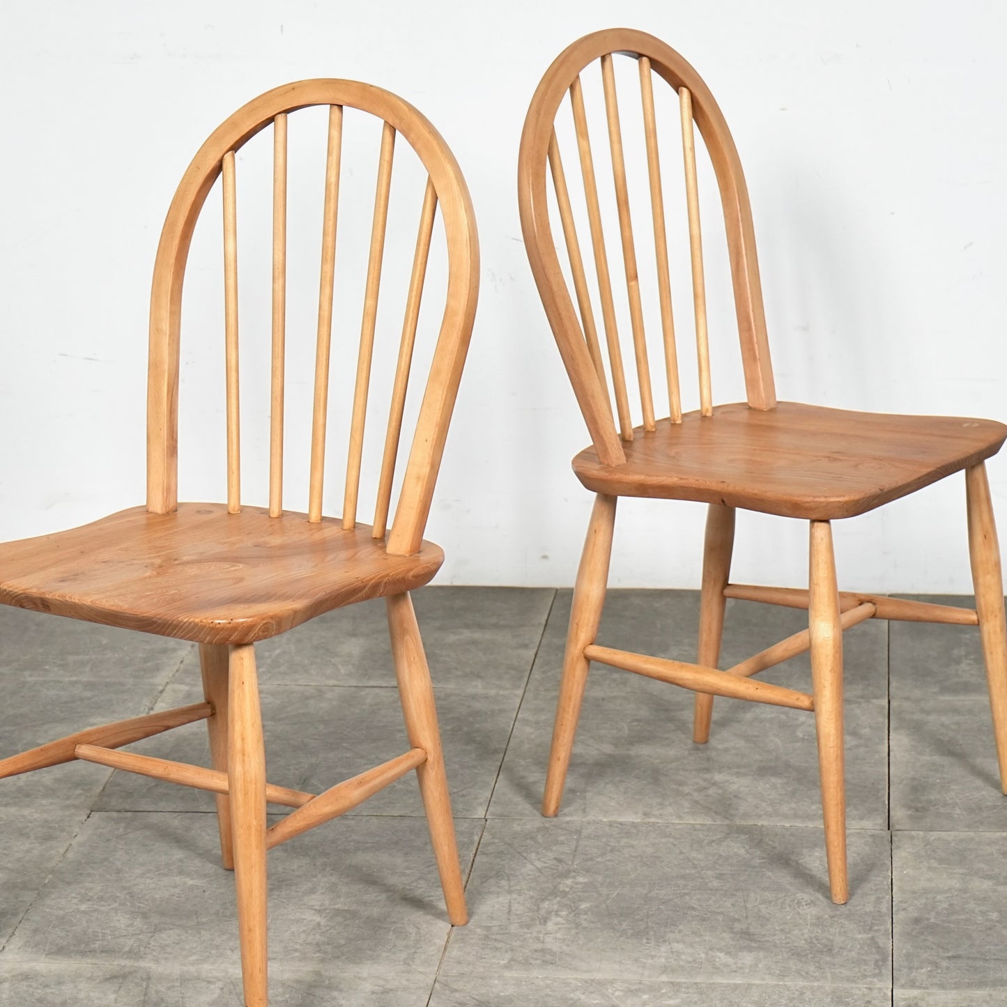 【ERCOL】ヴィンテージ フープバックチェア(メープル)