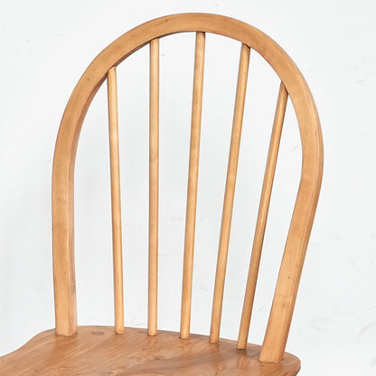 【ERCOL】ヴィンテージ フープバックチェア(メープル)