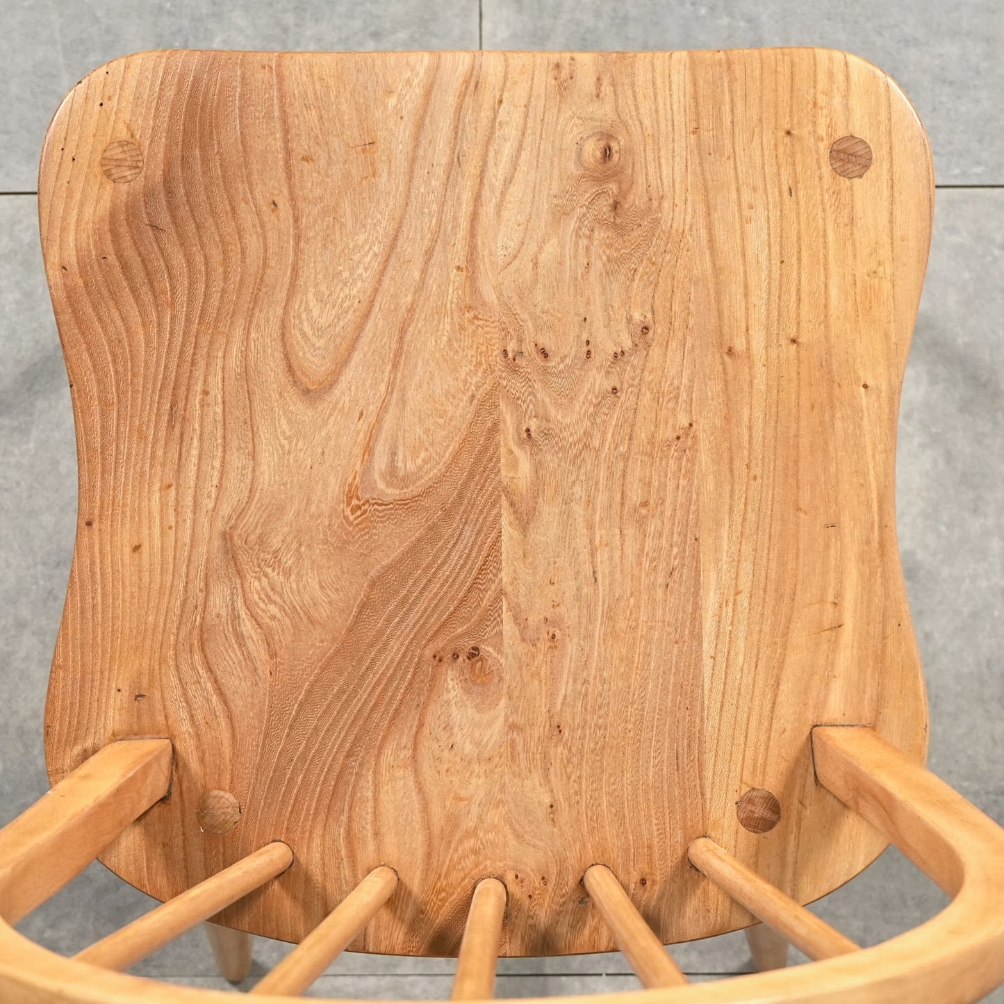 【ERCOL】ヴィンテージ フープバックチェア(メープル)