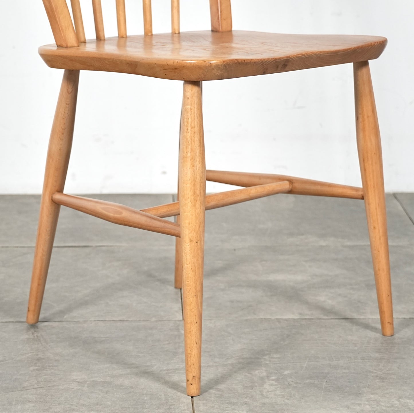 【ERCOL】ヴィンテージ フープバックチェア(メープル)