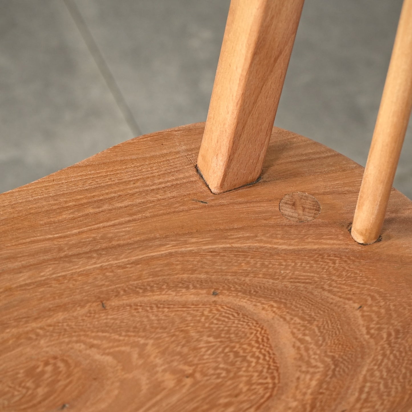 【ERCOL】ヴィンテージ フープバックチェア(メープル)