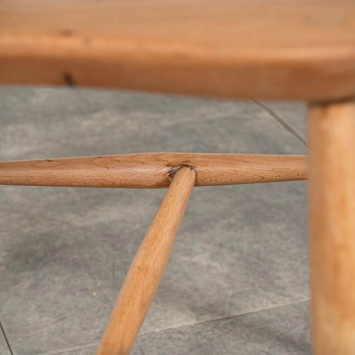 【ERCOL】ヴィンテージ フープバックチェア(メープル)