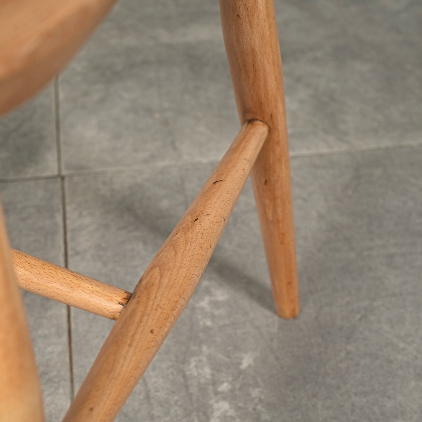 【ERCOL】ヴィンテージ フープバックチェア(メープル)