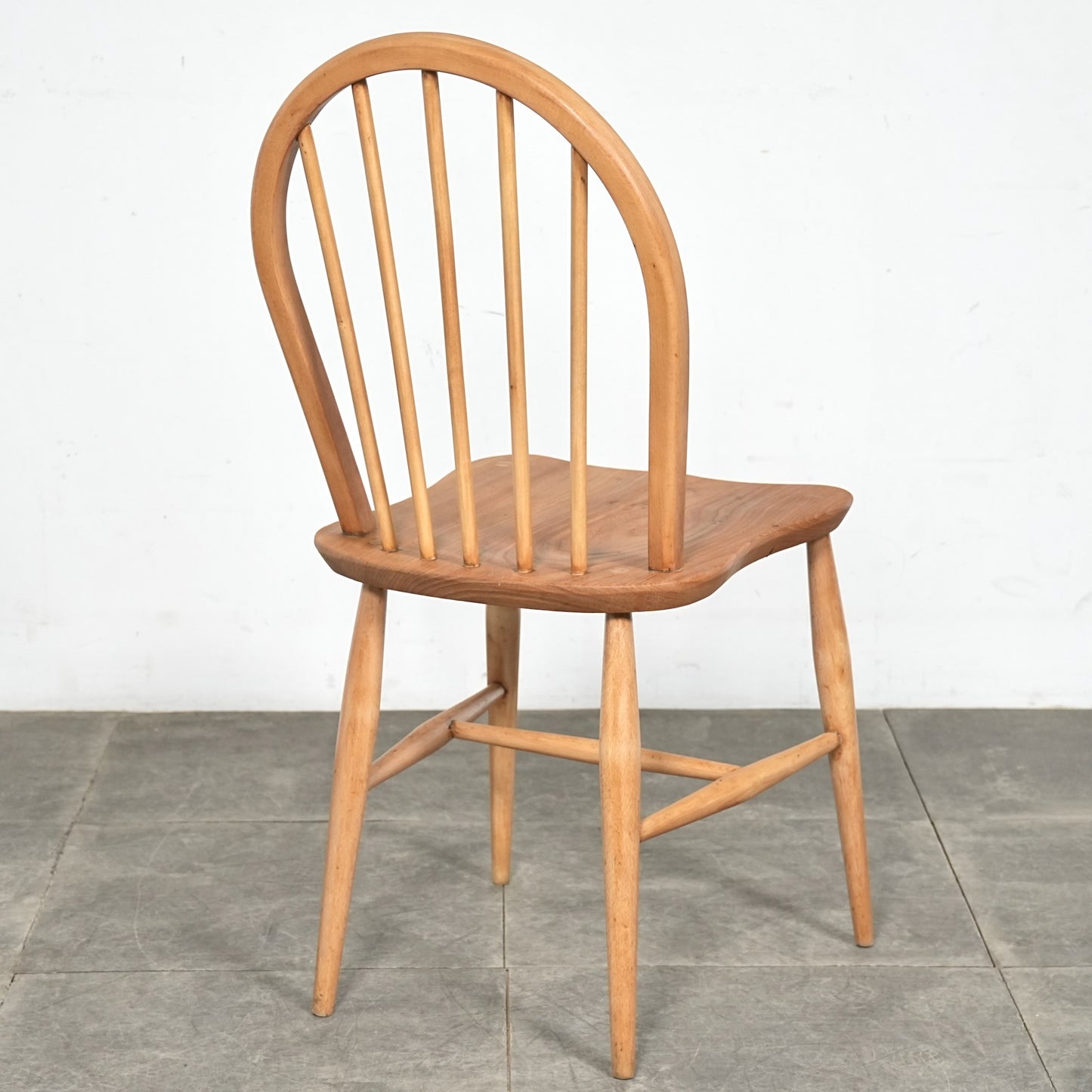 【ERCOL】ヴィンテージ フープバックチェア(メープル)