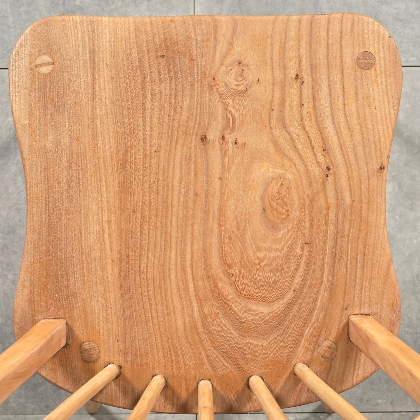 【ERCOL】ヴィンテージ フープバックチェア(メープル)