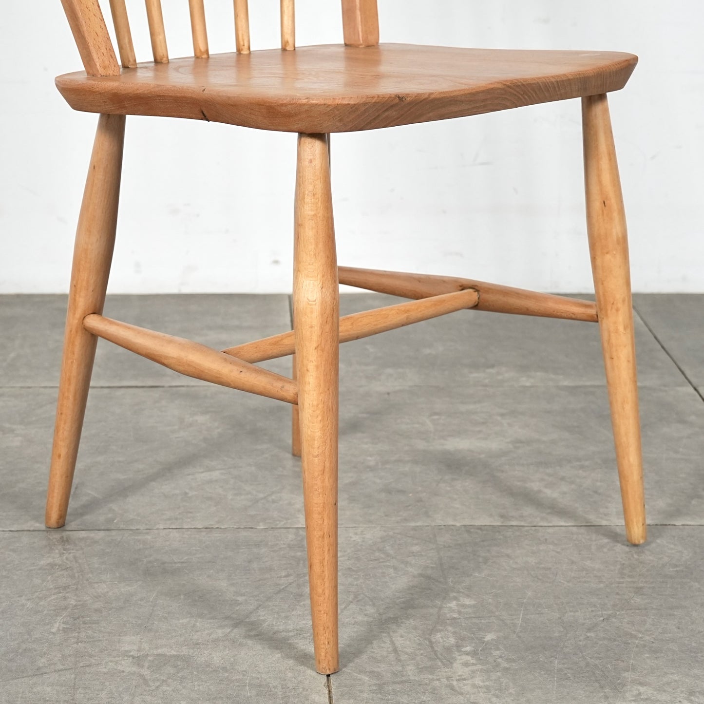 【ERCOL】ヴィンテージ フープバックチェア(メープル)