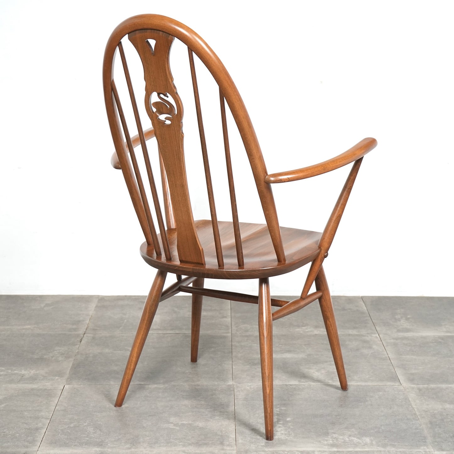 【ERCOL】オールドコロニアル スワンバック アームチェア