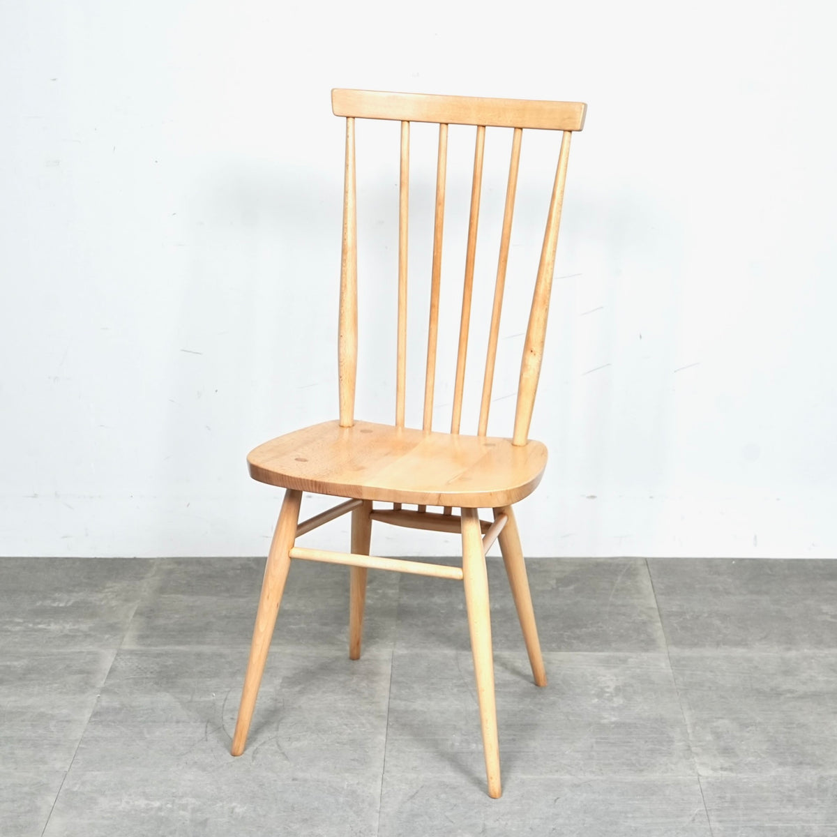 【ERCOL】ヴィンテージ ハイスティックバックチェア(メープル)