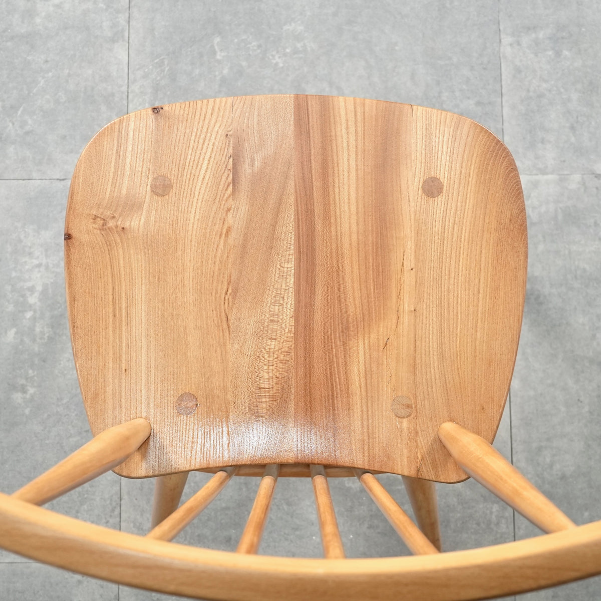 【ERCOL】ヴィンテージ ハイスティックバックチェア(メープル)