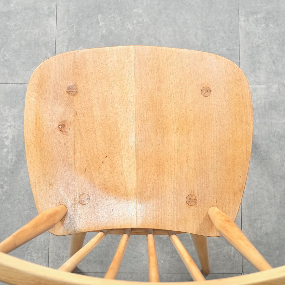 【ERCOL】ヴィンテージ ハイスティックバックチェア(メープル)