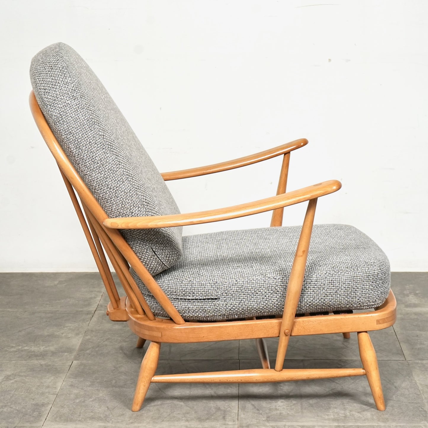 【ERCOL】ヴィンテージ 1Pソファ(イージーチェア)【張替済】